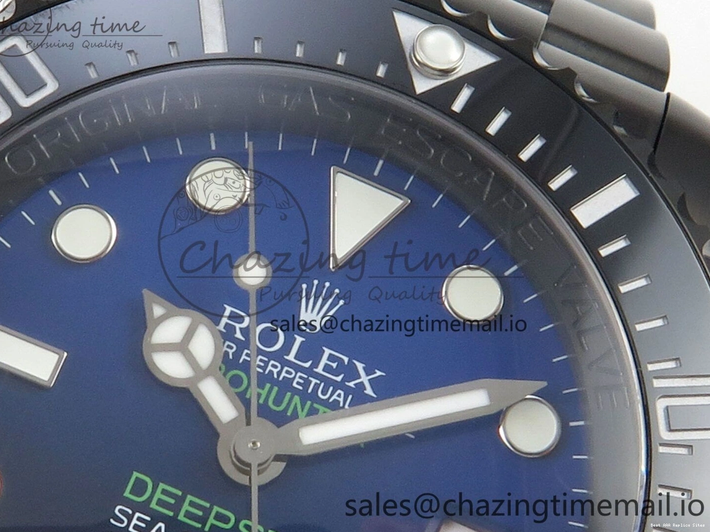 Best AAA Replica Sites Bracelet Ombre Edition 126660 Sea-Dweller 108 DLC Dial Blacken Blue Best 1:1 Durable On SH GMF 1227